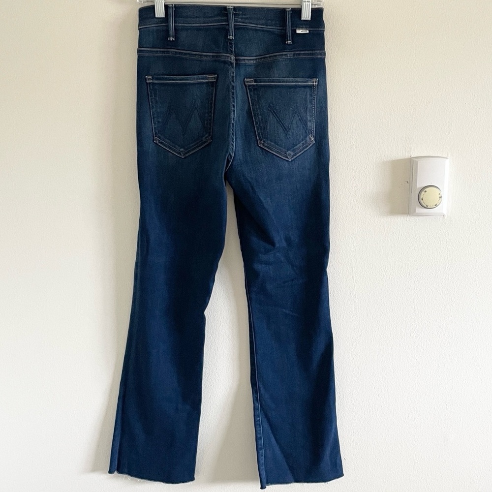 Mother The Hustler Ankle Fray Jeans Women’s Size 26 Home Movies Dark Wash - Picture 6 of 11